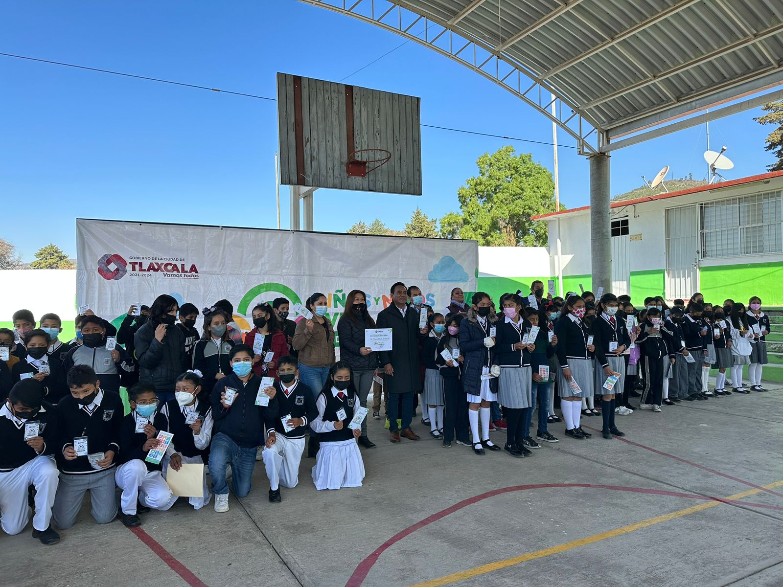 Nombran a niños de la primaria Vicente Xicohténcatl como vigilantes del medio ambiente